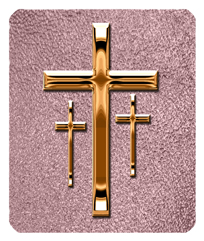 Copper 3 Crosses Shimmer Orchid